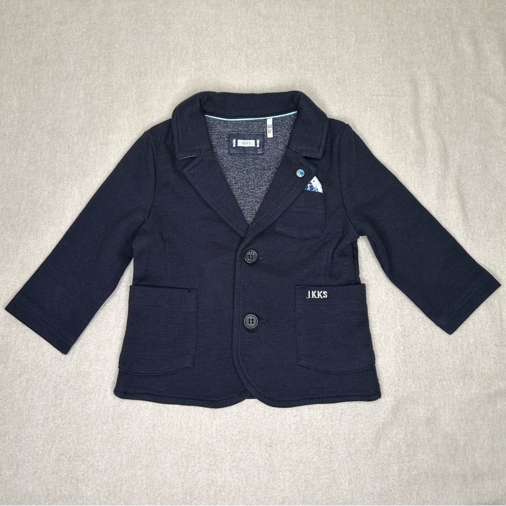 IKKS Baby Boy’s Navy Suit Jacket Size 6M‎